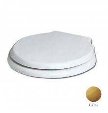 Azzurra Jubilaeum Сиденье для унитаза, микролифт, цвет: Bianco lucido/золото. 1800/F bi/oro