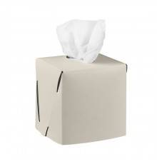 ADJ Салфетница Kleenex, 12x12xH12 см., цвет: панна котта/белый. 0015.16/10