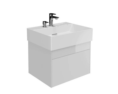 Kerama Marazzi Logica Тумба подвесная 56.4x46x40.3см., 2 ящика, цвет: белоснежный. LOG.60.2\WHT