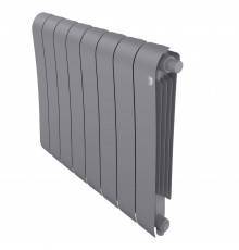 Радиатор биметаллический Royal Thermo Infinity 500 VR80 8 секций, нижнее подключение, silver satin