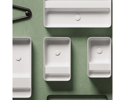 Artceram Brooklyn Раковина накладная 60х35х25см., без отв., покрытие saniglaze, цвет: белый. BNL004 01 34