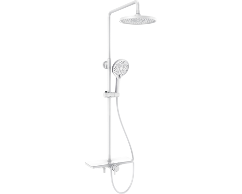 Душевая стойка AQUAme AQM8002W белая