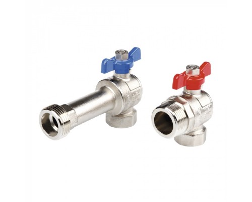 Группа присоединения коллектора TECEfloor, угловая, 1 х 1, состоит из шаровых кранов прямой и обратной линий с угловым соединением, присоединение к коллектору R 1, плоское уплотнение. Присоединение к линии Rp 3/4 или Rp 1, в комплекте с плоским уплот