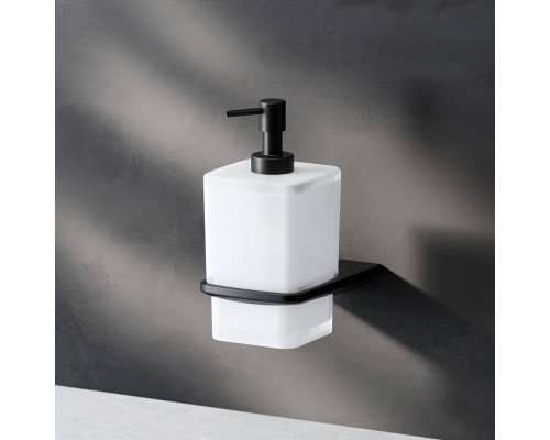 A50A36922 Стеклянный диспенсер для жидкого мыла с настенным держателем