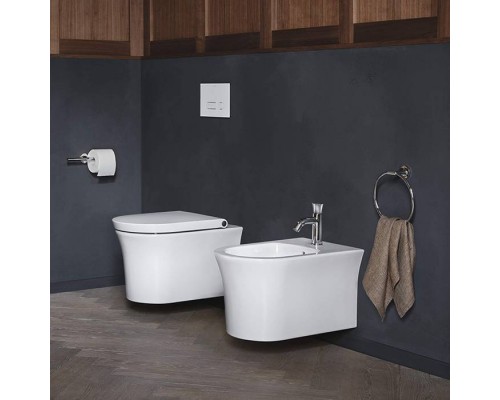 Duravit White Tulip Унитаз напольный 37х58х42 см, безободковый, слив в стену, цвет: белый. 2001090000
