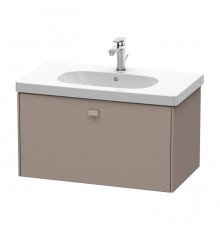 Duravit  Brioso Тумба подвесная  82х46.9х45.2см, с раковиной, с 1 выдвижным ящиком, цвет: базальт матовый. 03428500002,  BR404604343