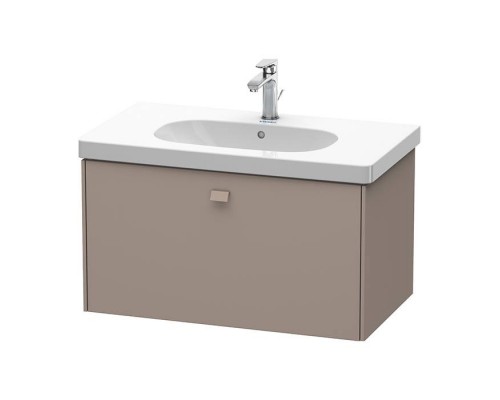 Duravit Brioso Тумба подвесная 82х46.9х45.2см, с раковиной, с 1 выдвижным ящиком, цвет: базальт матовый. 03428500002, BR404604343 Duravit Brioso Тумба подвесная 82х46.9х45.2см, с раковиной, с 1 выдвижным ящиком, цвет: базальт матовый. 03428500002, BR404604343
