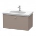 Duravit Brioso Тумба подвесная 82х46.9х45.2см, с раковиной, с 1 выдвижным ящиком, цвет: базальт матовый. 03428500002, BR404604343