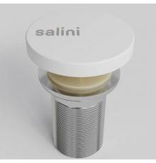 Salini D502 Донный клапан для раковины UpDown, S-Stone, цвет: белый матовый. 16231WM