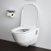 Laufen Pro Унитаз подвесной, безободковый, 53х36х34см., покрытие LLC, цвет: белый. 8.2096.6.400.000.1