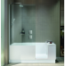DURAVIT Shower + Bath Bathtub Ванна 170х75хh210.5см, прямоугольная с входной дверью и душевой шторкой, DX - правосторонняя, цвет: белый. 791246000001000, 700404000000000