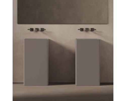 DEA DESIGN Pedestal Basin Раковина напольная 45х45хh90см, цвет grey brown. DD2017 450 6 DEA DESIGN Pedestal Basin Раковина напольная 45х45хh90см, цвет grey brown. DD2017 450 6