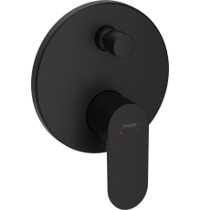 Встраиваемый смеситель для душа и ванны Hansgrohe Rebris S 72466670, С ВНУТРЕННЕЙ ЧАСТЬЮ, матовый черный