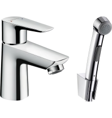 Смеситель для раковины Hansgrohe Talis E 71729000 с гигиеническим душем, с донным клапаном Push-Open