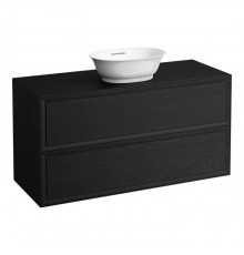 Laufen New Classic Тумба с раковиной, 117.5x45.5x60см, 2 ящика, напольный, цвет: черный дуб. 4.0602.2.085.628.1,  8.1285.2.757.112.1