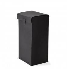 Decor Walther Universal Корзина для белья с крышкой, напольный, цвет: Черно-коричневый. 0938890