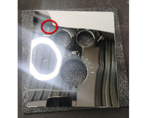 SaleAQM8801CR Встраиваемый термостат с регулировкой напора на 2 потр., хром SaleAQM8801CR_1140