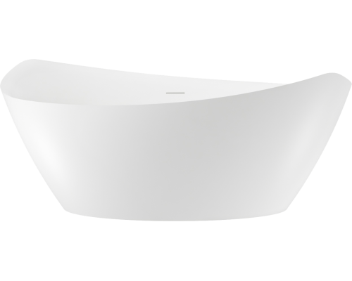 Акриловая ванна Wellsee Lunivers 180x90 см, отдельностоящая, белая, овальная, на ножках, со сливом-переливом, с донным клапаном