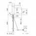 Newform X-STEEL 316 Смеситель для раковины на 1 отв., с донный клапаном, излив 14.5см., цвет: INOX. 69610X.50.050