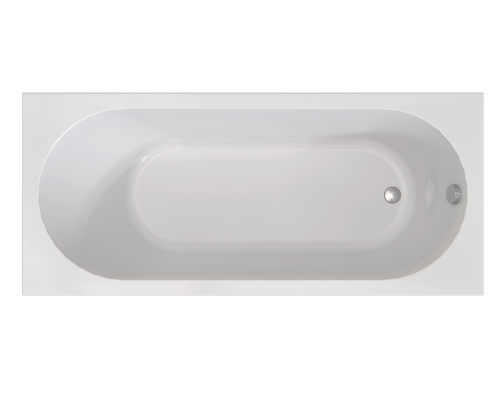 Акриловая ванна Radomir Виктория лайт 2-01-0-0-1-272Р 165x70 см, пристенная, белая, с каркасом