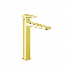 Hansgrohe Metropol Смеситель для раковины 260, на 1 отв, с донным клапаном, излив 204мм, цвет: золото. 32512990