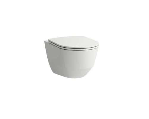 Laufen Pro Унитаз подвесной, безободковый, 53х36х34см., покрытие LLC, цвет: белый. 8.2096.6.400.000.1