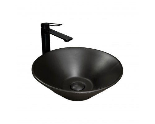 Накладная раковина GID Esfera N9102bg черная графит