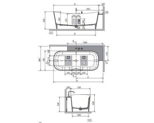 Novellini Ship Ванна угловая 165х86х62см., Dx, со смесителем, с донным клапаном click-clack, novotech, цвет: белый матовый. SHI1150702AD-UU Novellini Ship Ванна угловая 165х86х62см., Dx, со смесителем, с донным клапаном click-clack, novotech, цвет: белый матовый. SHI1150702AD-UU
