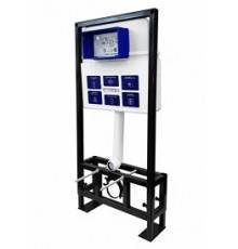 Система инсталляции для подвесного унитаза Sava Free Standing.Самонесущая конструкция. Опорная рама из профилей 30 x 30 мм x 2vvv. Рама защищена порошковой эмалью.. Ширина инсталляции: 52 см.  Регулируемые опорные ноги 25х25 мм: от 0 до 20 см.  Монтажная