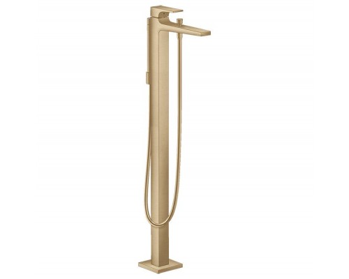 Hansgrohe Metropol Смеситель для ванны, напольный, с ручным душем, излив: 23.5см, цвет: шлифованная бронза. 32532140 Hansgrohe Metropol Смеситель для ванны, напольный, с ручным душем, излив: 23.5см, цвет: шлифованная бронза. 32532140