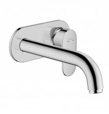 Hansgrohe Vernis Blend Смеситель для раковины, настенный, излив 204 мм, внешняя часть, цвет: хром . 71576000