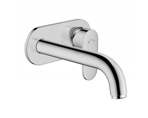 Hansgrohe Vernis Blend Смеситель для раковины, настенный, излив 204 мм, внешняя часть, цвет: хром . 71576000