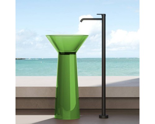 Dea Design Pedestal Basin Раковина напольная d48хh90см, цвет: emerald. DD2022 480 R3 Dea Design Pedestal Basin Раковина напольная d48хh90см, цвет: emerald. DD2022 480 R3