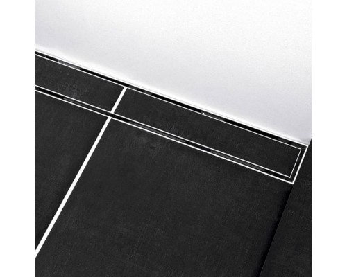 TECE TECElinus Комплект для монтажа дренажного канала 2 в 1, с основой для плитки tile и матовой решеткой steel 90см., цвет: нержавеющая сталь