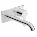 Duravit C.1 Смеситель для раковины, встраиваемый, излив 225мм, цвет: хром. C11070004010,  GK1900002000