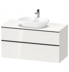 Duravit D-Neo Тумбочка подвесная 64.4x120x55 см, раковина, 2 ящика, цвет: белый высокоглянцевый. 0379600000,  DE496902222