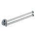 Colombo Plus Полотенцедержатель 34.5см, двойной, цвет: хром. W4913.CR