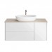 Kerama Marazzi PLAZA Modern Тумба подвесная 120x48см, 3 ящика, цвет: белый . PLB.M.120.3\WHT