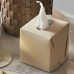 ADJ Салфетница Kleenex, 12x12xH12 см., цвет: панна котта/белый. 0015.16/10