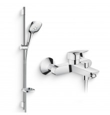 Душевой комплект Смеситель Hansgrohe Logis 71400000 + Гарнитур Raindance Select E 150 27857000 Unica'S Puro