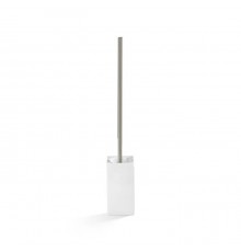 Decor Walther DW 6250 Туалетный ершик h60см, напольный, фарфор, цвет: белый / никель сатинированный. 0834734