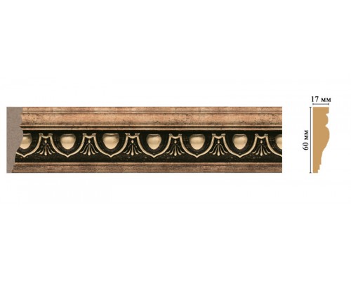 Молдинг DECOMASTER 161D-57 (60*17*2400мм) Молдинг DECOMASTER 161D-57 (60*17*2400мм)