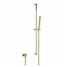 Gessi Goccia Душевая штанга с ручным душем и выводом воды из стены, цвет: Gold CCP. 33642#080