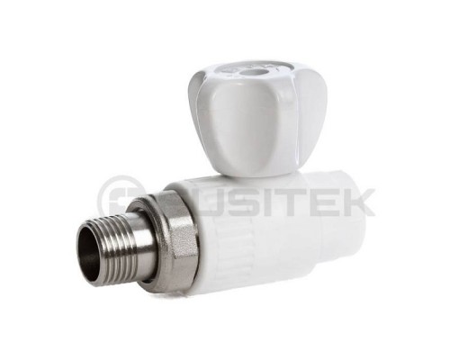 Шаровой кран PPR Fusitek Ø20х1/2 для радиатора прямой. FT07301