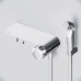 F0H85A800 Смеситель TouchReel, монтируемый в стену с гигиеническим душем и полкой