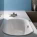 BetteLux Oval Ванна встраиваемая овальная с шумоизоляцией 180x80x45 см, BetteGlasurreg; Plus антислип, (для удлиненного слива-перелива), цвет: белый. B23-1500, 3466-000 PLUS AR