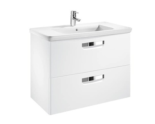 Roca Z.RU93.0.287.8 The Gap Тумба под умывальник подвесная, 2 ящика, 677х602х412 мм, Белый глянец ZRU9302878