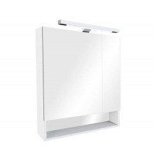 Roca Z.RU93.0.288.6 The Gap Шкаф зеркальный, 700х850х129 мм, LED светильник, розетка, Белый гляне ZRU9302886