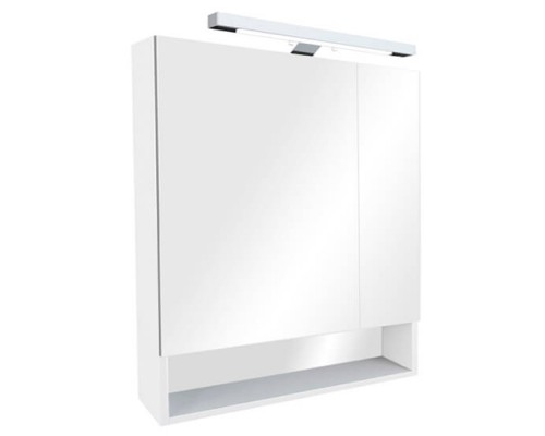 Roca Z.RU93.0.288.6 The Gap Шкаф зеркальный, 700х850х129 мм, LED светильник, розетка, Белый гляне ZRU9302886