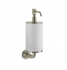 Gessi Venti20 Дозатор для жидкого мыла подвесной, цвет: белый, фурнитура Finox Brushed Nickel. 65413#149
